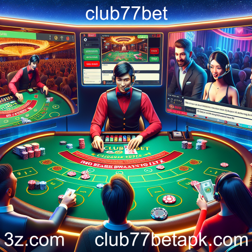 Experiência Imersiva: A Categoria 'Ao Vivo' do Club77Bet